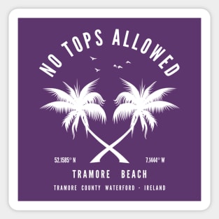 Tramore Beach, Tramore County, Waterford - Ireland Beaches Sticker